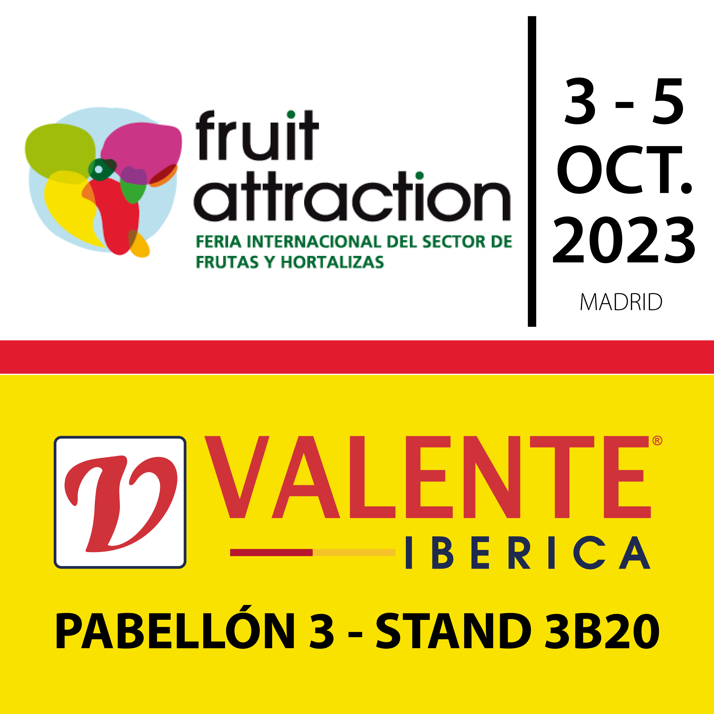 fruit attraction 2023 VALENTE IBERICA